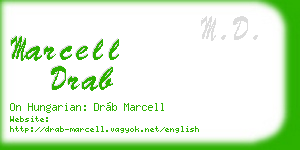 marcell drab business card